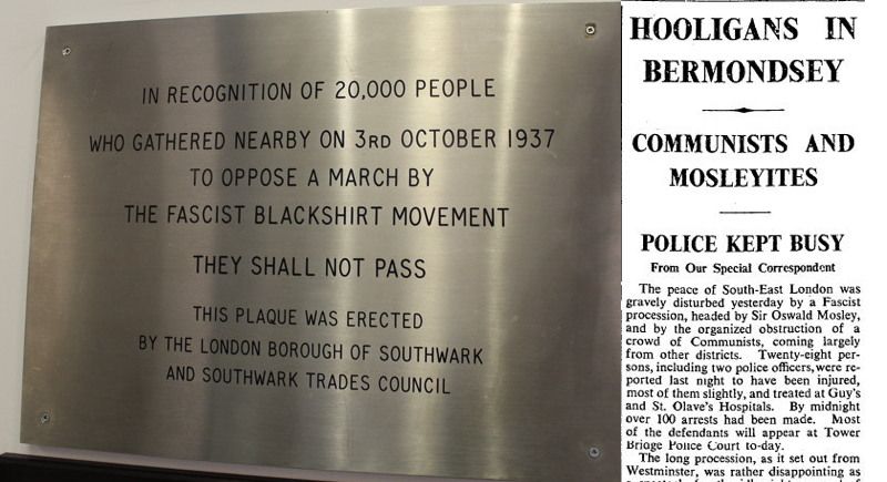 80 years since Bermondsey stood up to the Blackshirts