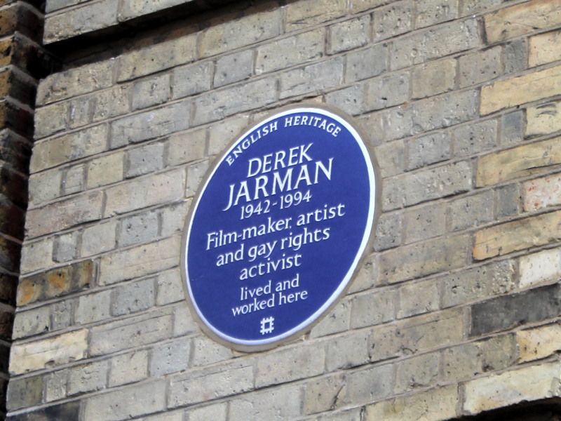 Derek Jarman blue plaque unveiled at Butler's Wharf