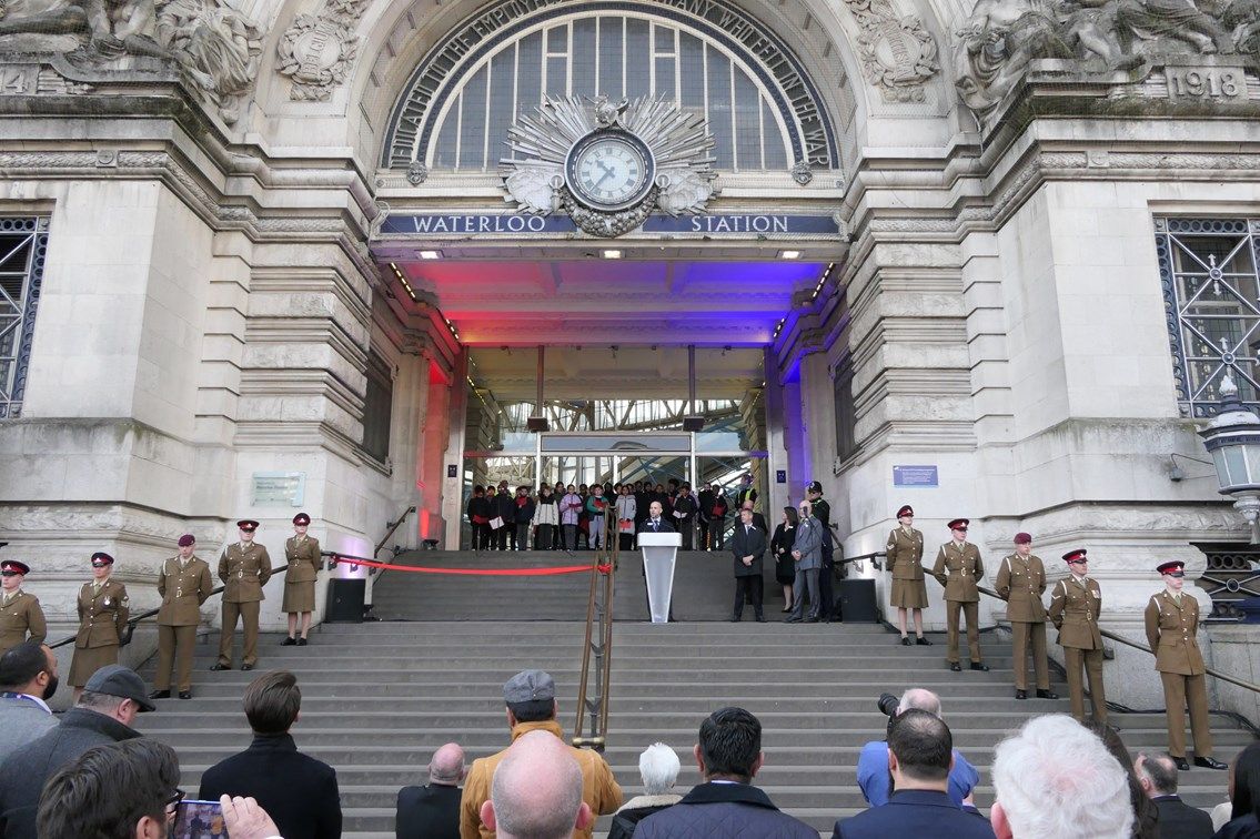 Waterloo Victory Arch rededicated a century after Queen Mary visit