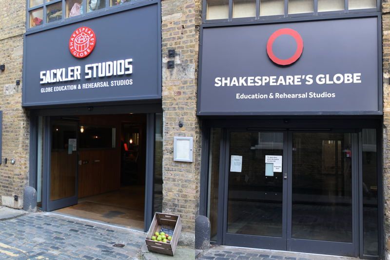 Shakespeare’s Globe drops Sackler name from rehearsal studios