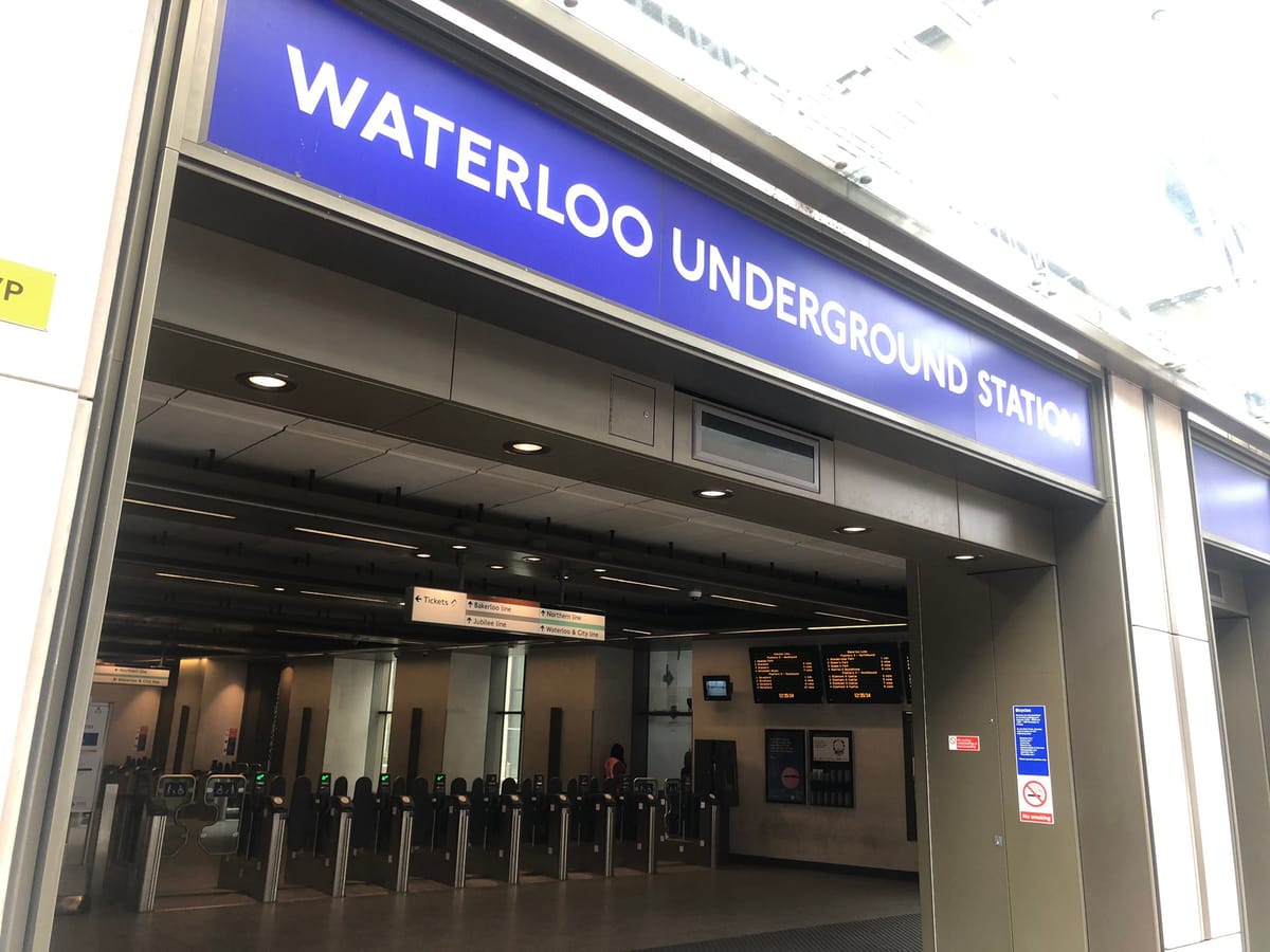 Mayor: ‘30-day antiviral disinfectant’ tested at Waterloo Tube