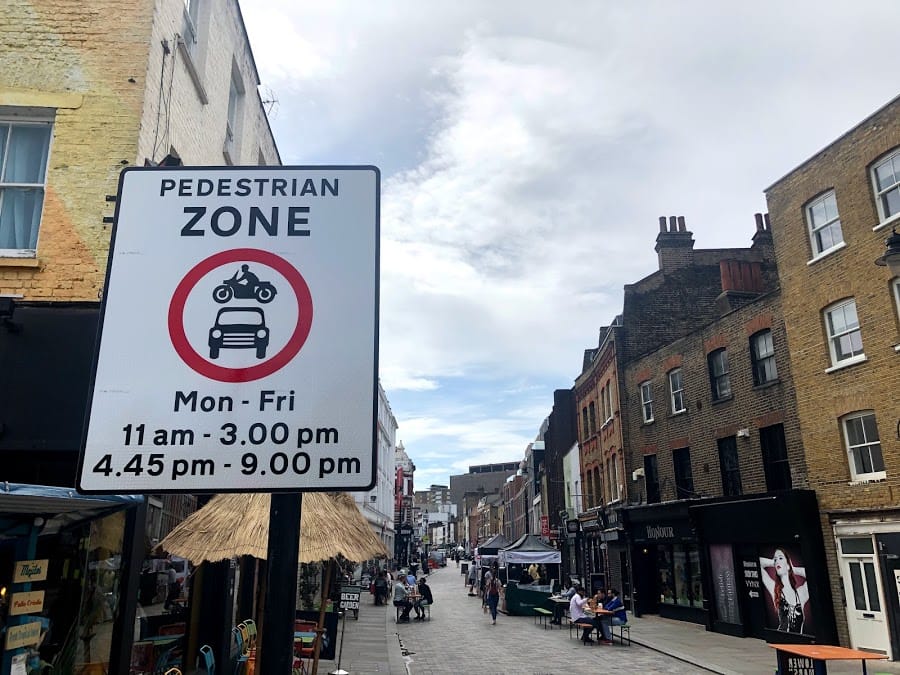 Waterloo’s Lower Marsh pedestrianised during market hours