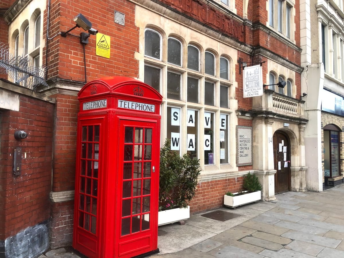 Waterloo phone box sold at auction for £25,000