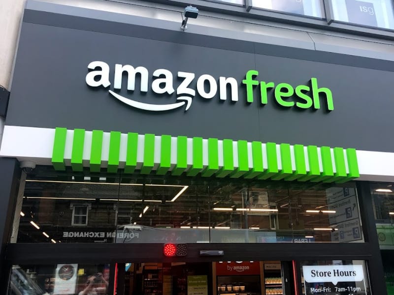 Is Amazon Fresh opening a till-free grocery store in Bankside?