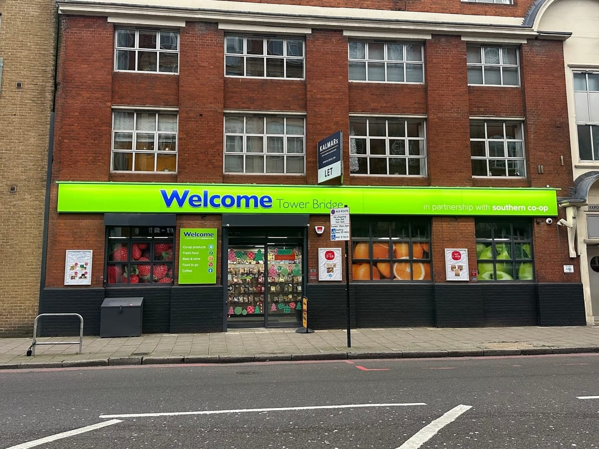 Tower Bridge Road Co-op reopens as 'Welcome' franchise