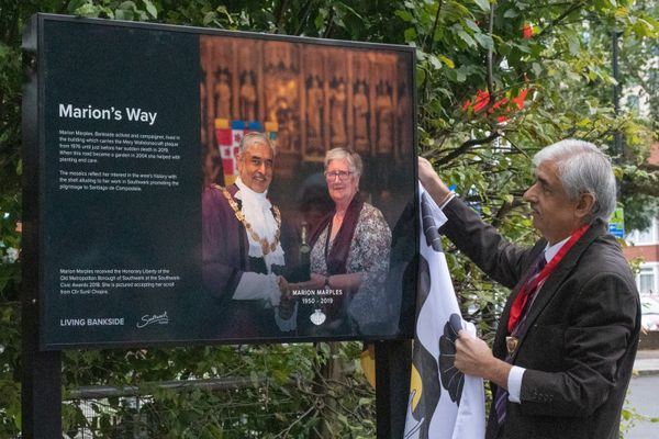 Marion's Way: Gambia Street Garden named after Marion Marples