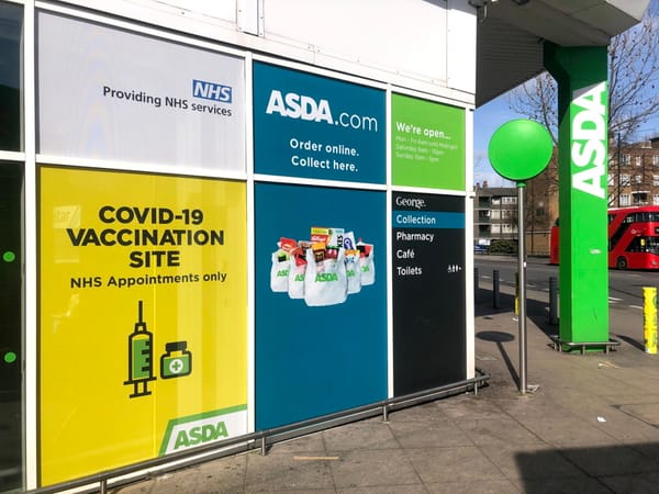 Asda sets up COVID-19 vaccination centre in Old Kent Road store