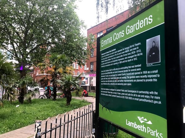 Have your say on the future of Waterloo’s Emma Cons Gardens