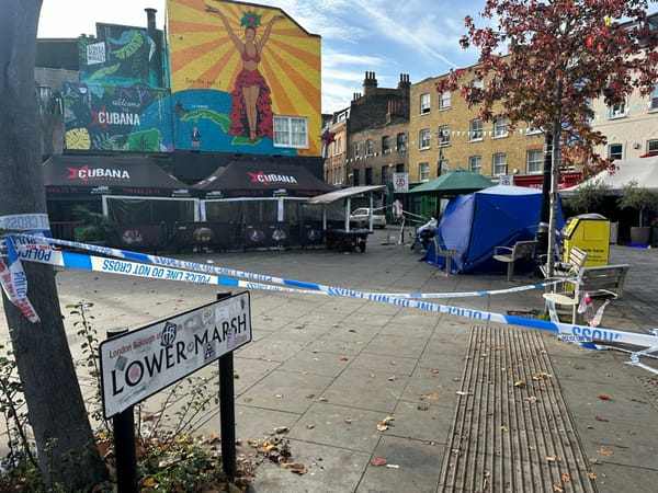 Lower Marsh: man stabbed to death in Waterloo