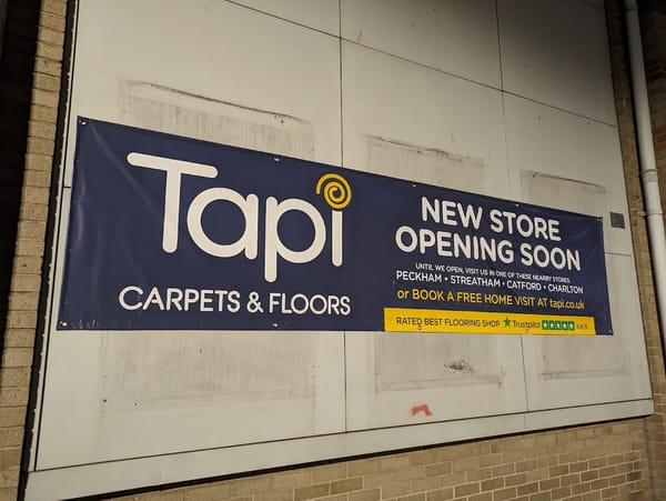 Tapi Carpets to replace Halfords in Old Kent Road