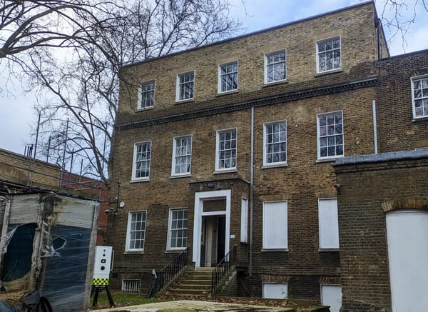 Half-finished '£15m' Lambeth mansion back on market for just £6m